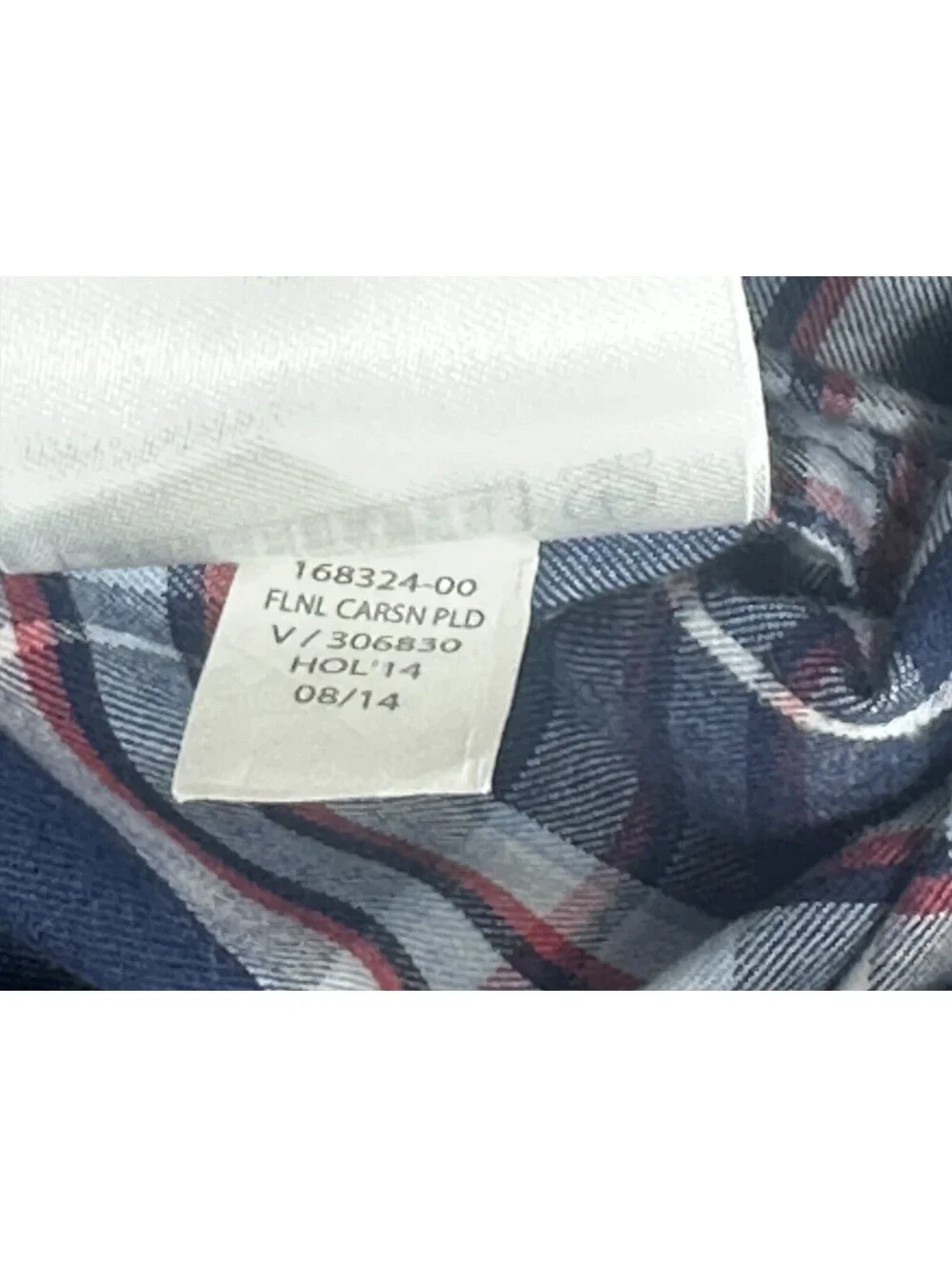 Banana Republic 100% Cotton Plaid Button Up Blue Mens L
